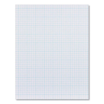 Ampad® Quadrille Pads, Cross-section Quadrille Rule (10 Sq-in, 1 Sq-in), 40 White (standard 15 Lb) 8.5 X 11 Sheets freeshipping - TVN Wholesale